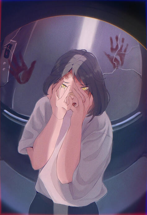 "恐懼" 一 original art, 2023