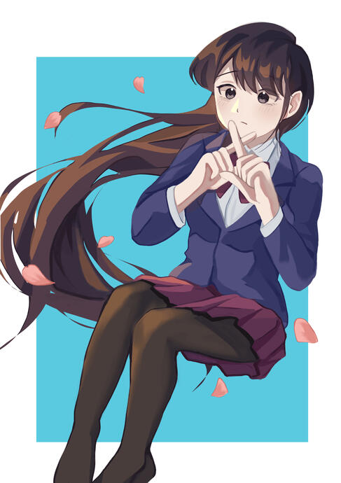 "Komi Shouko" 一 fan art, 2024